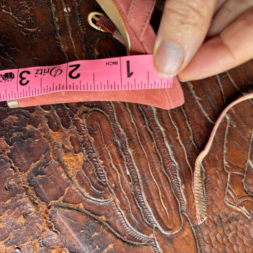 Elegant Pink Ruffle Heels - Picture 5 of 5
